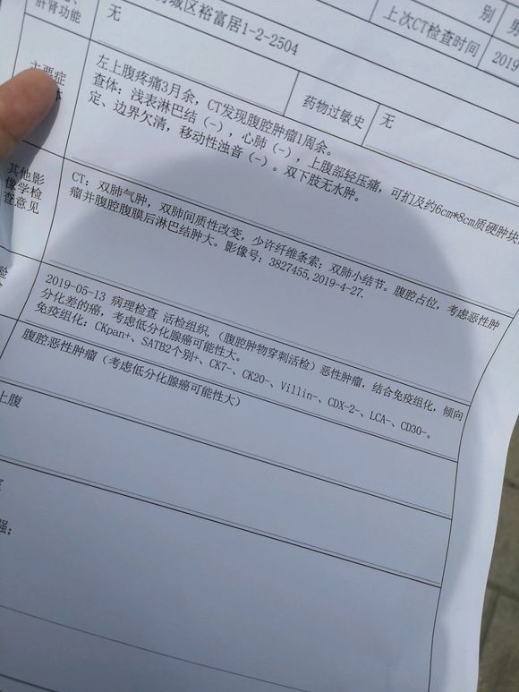 还有，希望吗，低分化呢